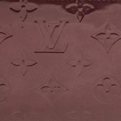 مملوكة مسبقًا محفظة لوي فيتون فيرنيه مونوغرامي زيبّي روج فوفيست بسحاب كامل الدائرة