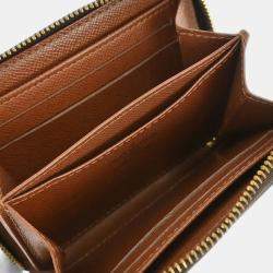 مملوكة مسبقًا Louis Vuitton Brown Monogram Zippy Wallet
