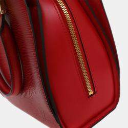 Pre Owned Louis Vuitton Red Epi Pont Neuf Handbag