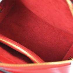 Pre Owned Louis Vuitton Red Epi Pont Neuf Handbag