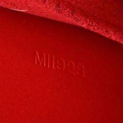 Pre Owned Louis Vuitton Red Epi Pont Neuf Handbag