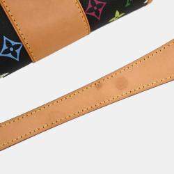 Pre Owned Louis Vuitton Black Monogram Multicolor Patty Handbag