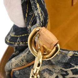 Pre Owned حقيبة لوي فيتون ميني بليتي راي جينز أزرق مونوجرام