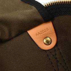 مملوكة مسبقًا Louis Vuitton Green Monogramouflage Speedy 35 Handbag