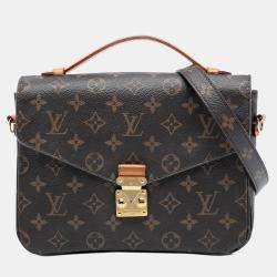 مملوكة مسبقًا Louis Vuitton Brown Monogram Pochette Metis
