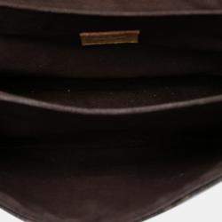 مملوكة مسبقًا Louis Vuitton Brown Monogram Pochette Metis