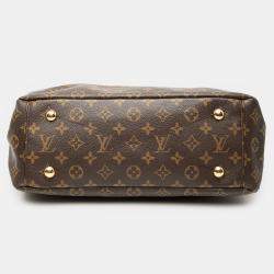 Pre Owned حقيبة لويس فيتون بيضاء مونوجرام بالاس موسطة الحجم