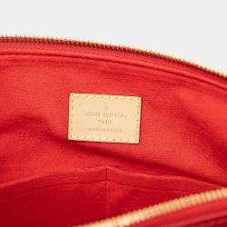 Pre Owned حقيبة لويس فيتون بيضاء مونوجرام بالاس موسطة الحجم