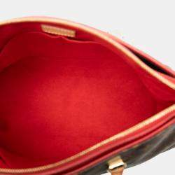 Pre Owned حقيبة لويس فيتون بيضاء مونوجرام بالاس موسطة الحجم