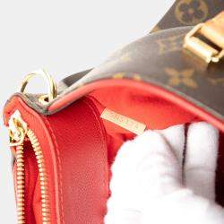 Pre Owned حقيبة لويس فيتون بيضاء مونوجرام بالاس موسطة الحجم