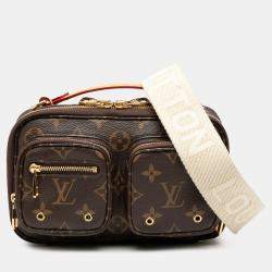 مملوكة مسبقًا Louis Vuitton Brown Monogram Utility Satchel