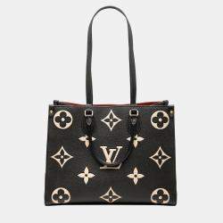 مملوكة مسبقًا Louis Vuitton Black Bicolor Monogram Empreinte Giant Onthego MM