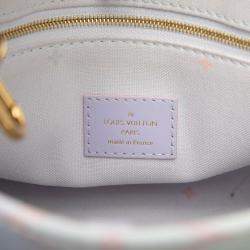 Pre Owned حقيبة لوي فيتون أون ذا غو زهري مونوجرام جيانت سبرينغ إن ذا سيتي صغيرة