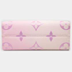 Pre Owned حقيبة لوي فيتون أون ذا غو زهري مونوجرام جيانت سبرينغ إن ذا سيتي صغيرة