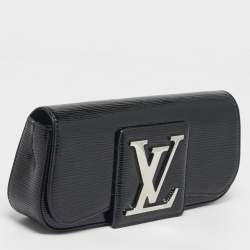 Pre Owned حقيبة كلاتش لويس فيتون سوب جلد إيبي كهربائي أسود