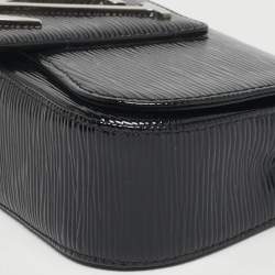 Pre Owned حقيبة كلاتش لويس فيتون سوب جلد إيبي كهربائي أسود