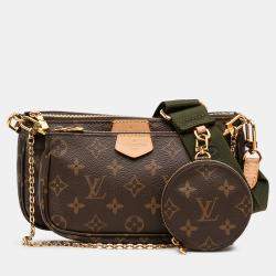 Pre Owned Louis Vuitton Brown Monogram Multi Pochette Accessoires