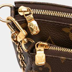 مملوكة مسبقًا حقيبة لوي فيتون مولتي بوشيت أسيسوار بني مو نوغرام