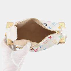 مملوكة مسبقًا حقيبة كتف لوي فيتون مونوجرام مالتكولور مع Lv X Tm جانب ترنك متوسط الحجم