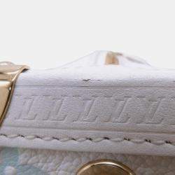 مملوكة مسبقًا حقيبة كتف لوي فيتون مونوجرام مالتكولور مع Lv X Tm جانب ترنك متوسط الحجم