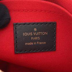 مملوكة مسبقًا حقيبة ماركة لويس فيتون أون ذا جو مونوغرام جاينت ريفير س بني قماش مغلف