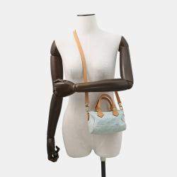 مملوكة مسبقًا حقيبة لوى فيتون نانو سبيدي مونوجرام دينيم