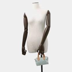 مملوكة مسبقًا حقيبة لوى فيتون نانو سبيدي مونوجرام دينيم