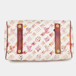 Pre Owned Louis Vuitton Monogram Watercolor Speedy 30 Handbag