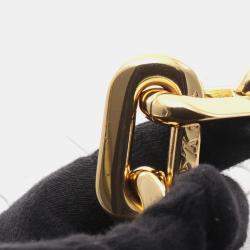 Pre Owned Louis Vuitton Coussin Bb Monogram Embossed Leather Shoulder Bag Silver