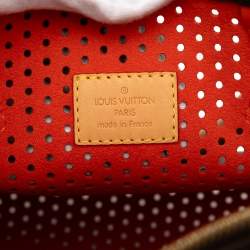 Pre Owned Louis Vuitton Brown Monogram Perforated Speedy 30