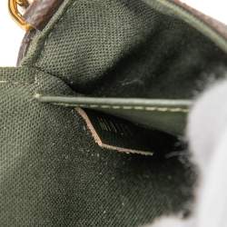 Pre Owned Louis Vuitton Brown Monogram Felicie Strap And Go