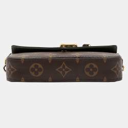 Pre Owned Louis Vuitton Brown Monogram Felicie Strap And Go
