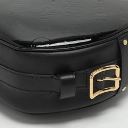 Pre Owned حقيبة لوي فيتون بويت شابو سوبل جلد وفيرنيه أسود MM