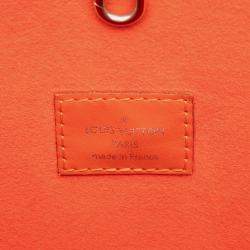 Pre Owned Louis Vuitton Orange Epi Neverfull MM