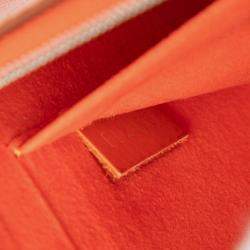 Pre Owned Louis Vuitton Orange Epi Neverfull MM