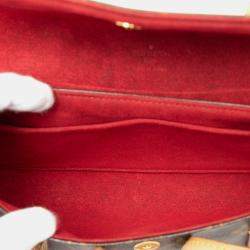 Pre Owned Louis Vuitton Brown Monogram Sonatine