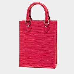 Pre Owned Louis Vuitton Pink Epi Petit Sac Plat