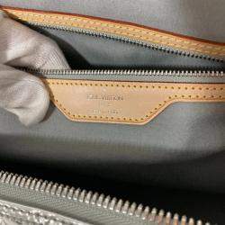 Pre Owned حقيبة لوي فيتون مونوغرام ميرو كل بول 55 بوسطن سفر جلد مرآوي فضي أرغنت