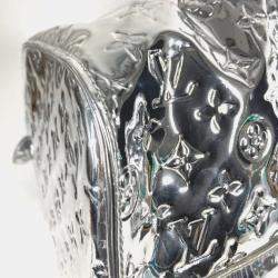 Pre Owned حقيبة لوي فيتون مونوغرام ميرو كل بول 55 بوسطن سفر جلد مرآوي فضي أرغنت