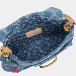 مملوكة مسبقًا حقيبة كتف لوي فيتون مونوغرام شيري دِنيم ليفي إكس تيم سانسيت