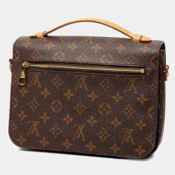 Pre Owned Louis Vuitton Brown Monogram Pochette Metis