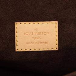 Pre Owned Louis Vuitton Brown Monogram Pochette Metis