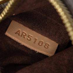 Pre Owned Louis Vuitton Brown Monogram Pochette Metis