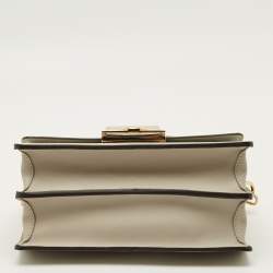 Pre Owned Louis Vuitton Dauphine MM Galet Leather Shoulder Bag