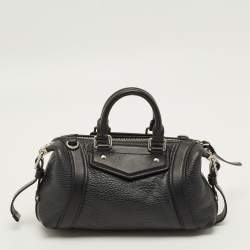 مملوكة مسبقًا Louis Vuitton LV Biker Nano Black Leather Satchel