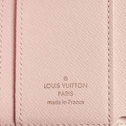 Pre Owned محفظة لوي فيتون زوي جلد وكانفاس دامييه إيبين وردية