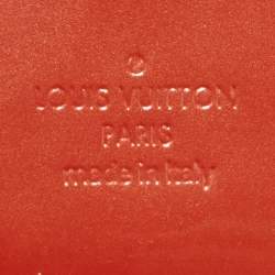 Pre Owned حقيبة كلتش لوي فيتون سوب جلد فيرنيه برتقالي غروب شمس