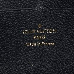مملوكة مسبقًا Louis Vuitton Zippy Black Monogram Empreinte Leather Wallet