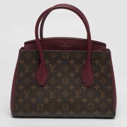 مملوكة مسبقًا حقيبة لويس فويتون فلورين قماش مونوجرام وجلد زبيب