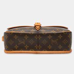 Pre Owned Louis Vuitton Brown Monogram Sologne